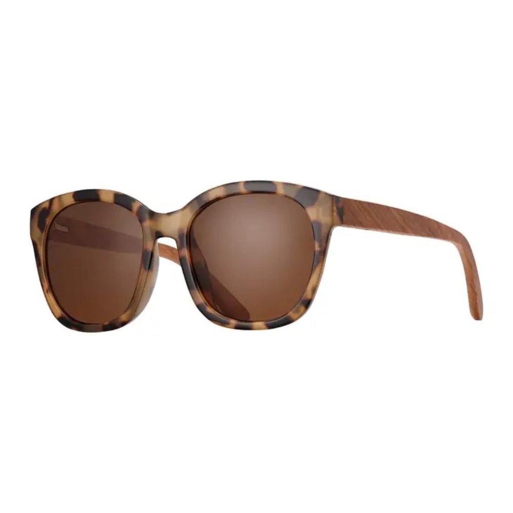 Aldin - Honey Tortoise / Walnut Wood / Brown Polarized Lens